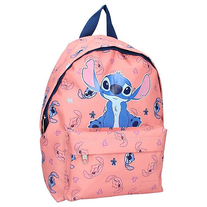 Rucsac cu două compartimente, multicolor, 29x23x9 cm, cu bretele ajustabile și căptușite, Stitch Made For Fun [2]