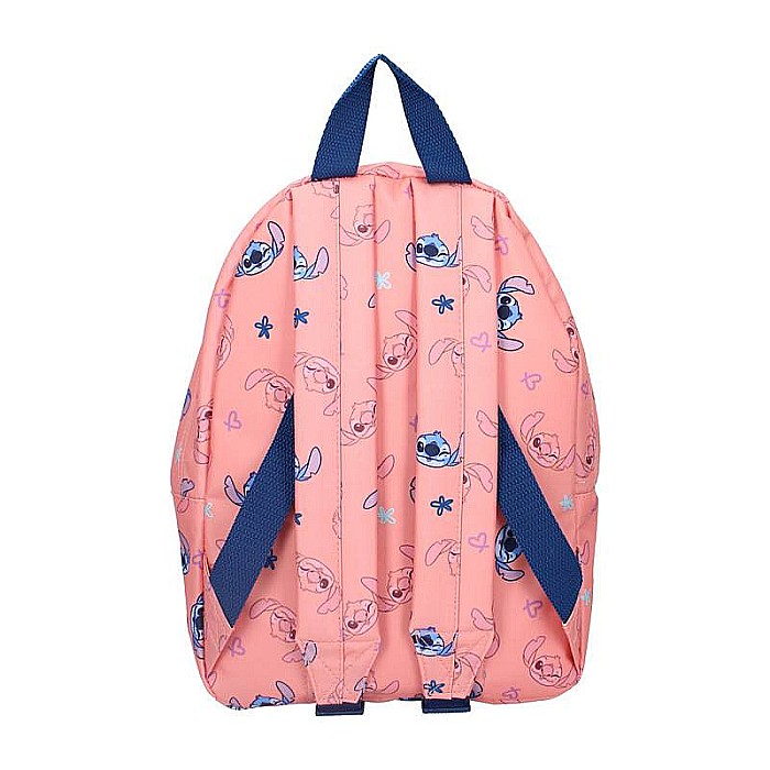 Rucsac cu două compartimente, multicolor, 29x23x9 cm, cu bretele ajustabile și căptușite, Stitch Made For Fun [4]
