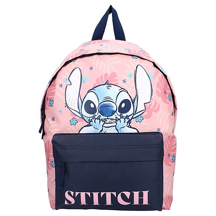 Rucsac cu două compartimente, multicolor, 37x26x12 cm, cu bretele ajustabile și căptușite, Stitch Blossom Buddies [2]