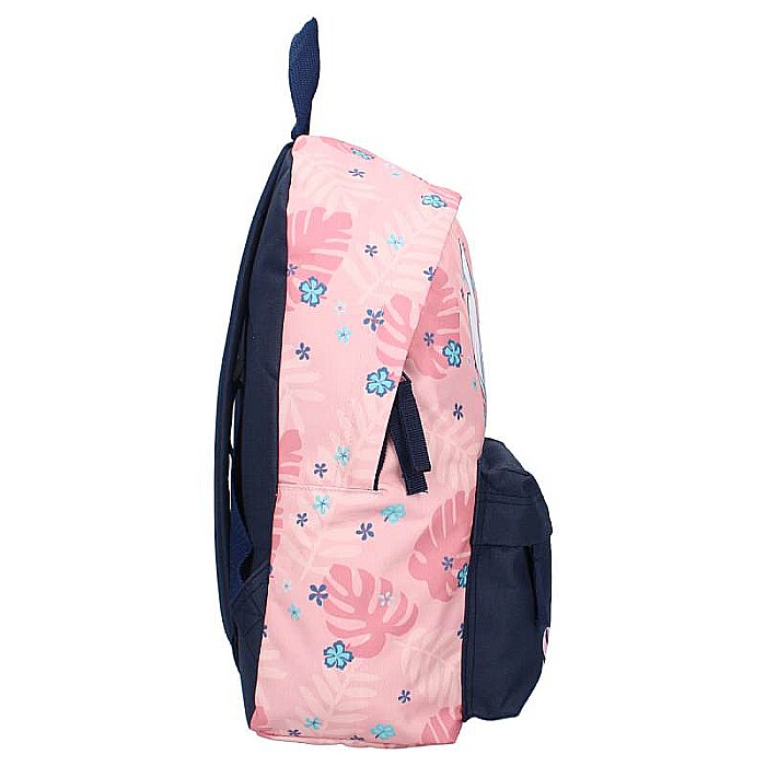 Rucsac cu două compartimente, multicolor, 37x26x12 cm, cu bretele ajustabile și căptușite, Stitch Blossom Buddies [3]