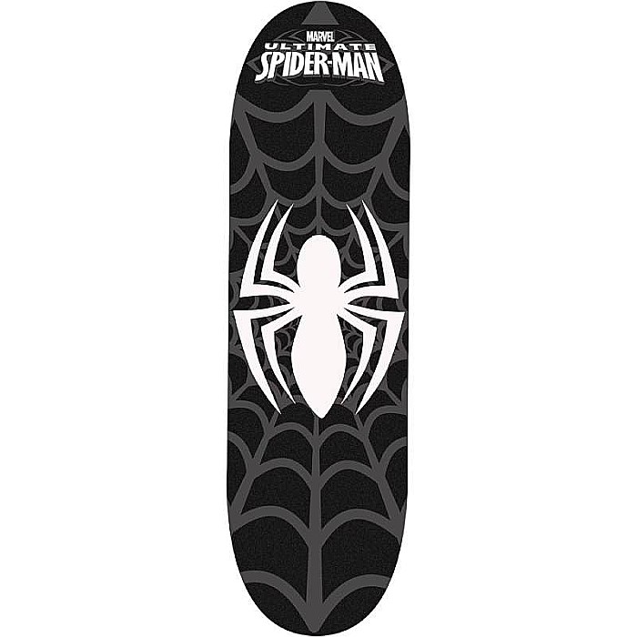 Set Skateboard Copii, 70 x 20cm, 9 straturi de arțar, placă antiderapantă, rulmenți Abec-5 și cască de protecție, multicolor, Spiderman [3]