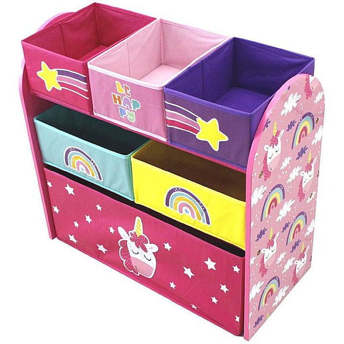 Dulap depozitare jucării, 63x30x60, MDF, Homio, multicolor, Unicorn [1]