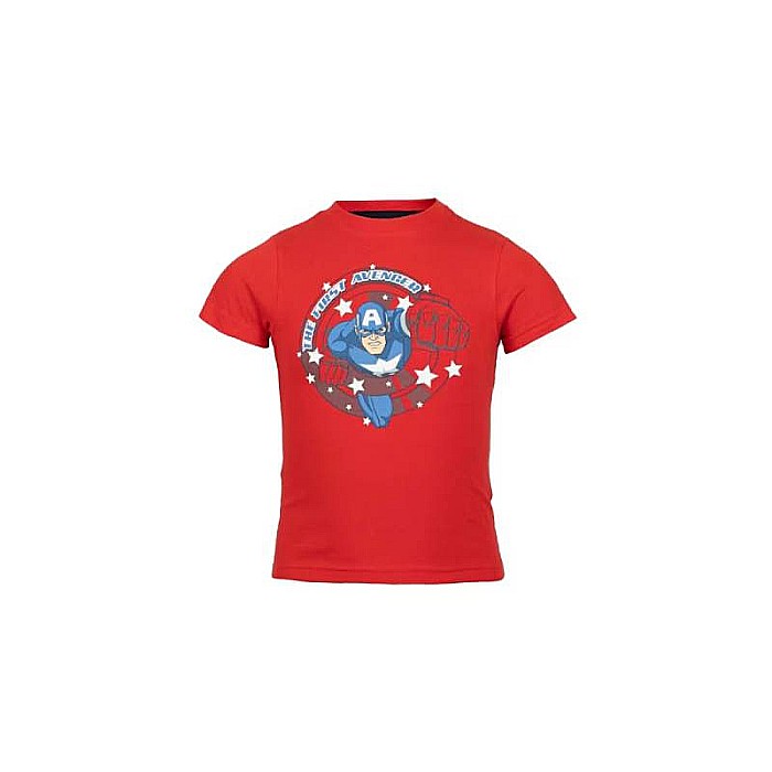 Tricou copii, roșu, 100% bumbac, Asemble, Avengers [1]