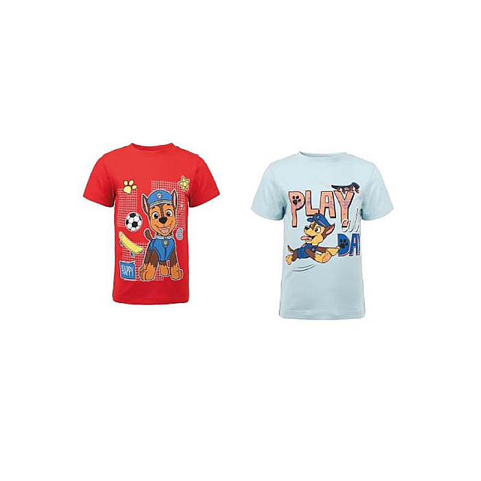 Set 2 tricouri băieți, 100% bumbac, multicolor, Paw Patrol, Play all Day [1]