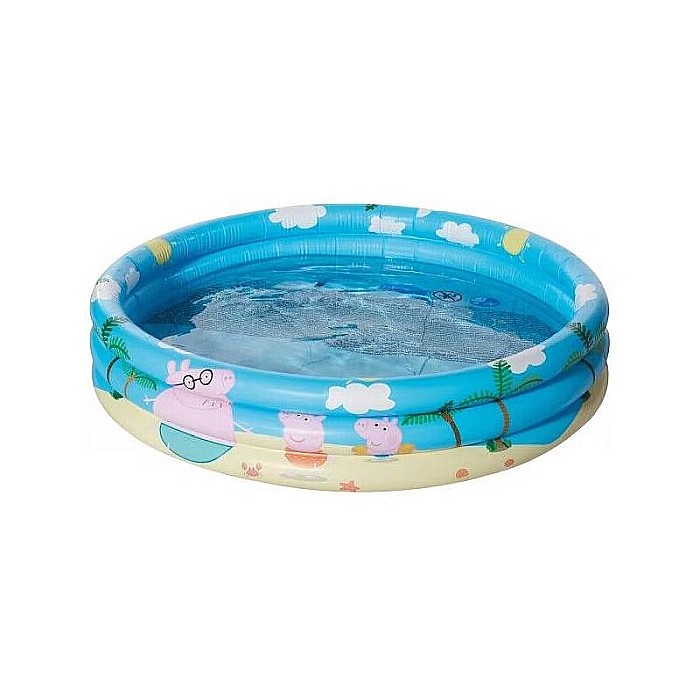 Piscină gonflabilă pentru copii, 3 inele, 122 x 23 cm, Peppa Pig [1]