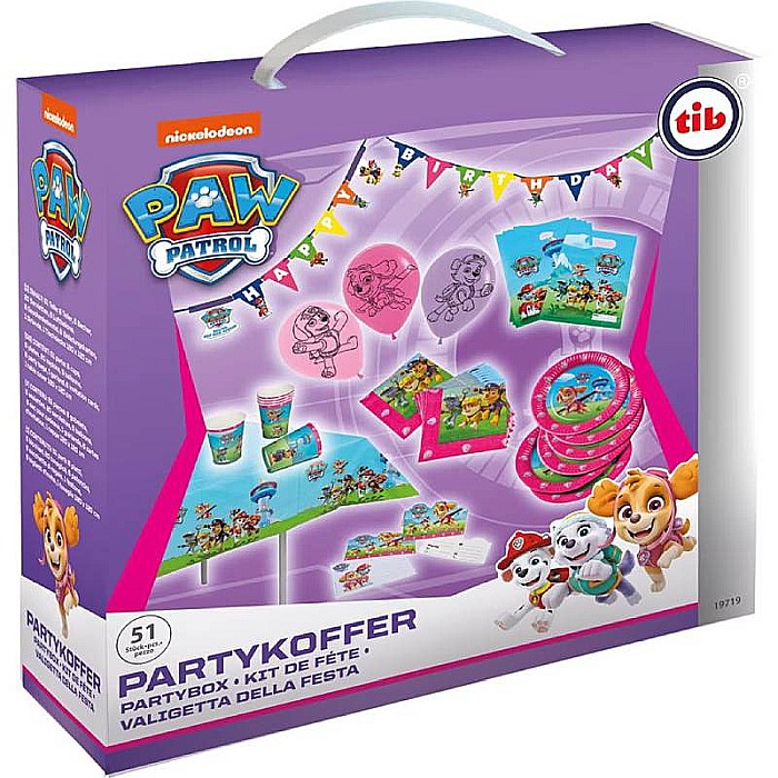 Set petrecere pentru fetițe 51 piese, multicolor, Paw Patrol [1]