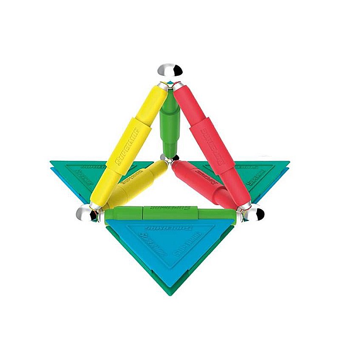 Set Jucării Magnetice pentru construcții, Interactiv, Educațional și Creativ, Dezvoltă Concentrarea și Răbdarea pentru Adulți și Copii 3+ ani, 20 piese, Supermag [3]