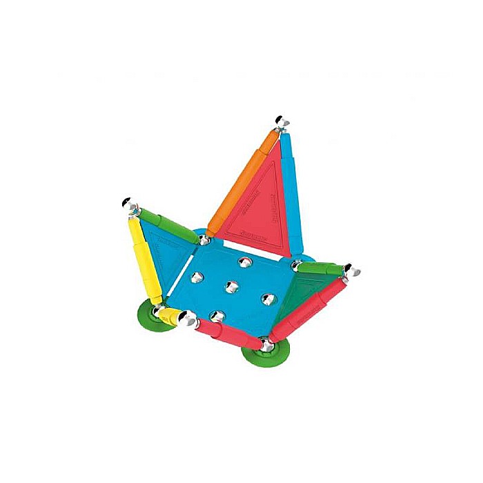 Set Jucării Magnetice pentru construcții, Interactiv, Educațional și Creativ, Dezvoltă Concentrarea și Răbdarea pentru Adulți și Copii 3+ ani, 40 piese, Supermag [5]