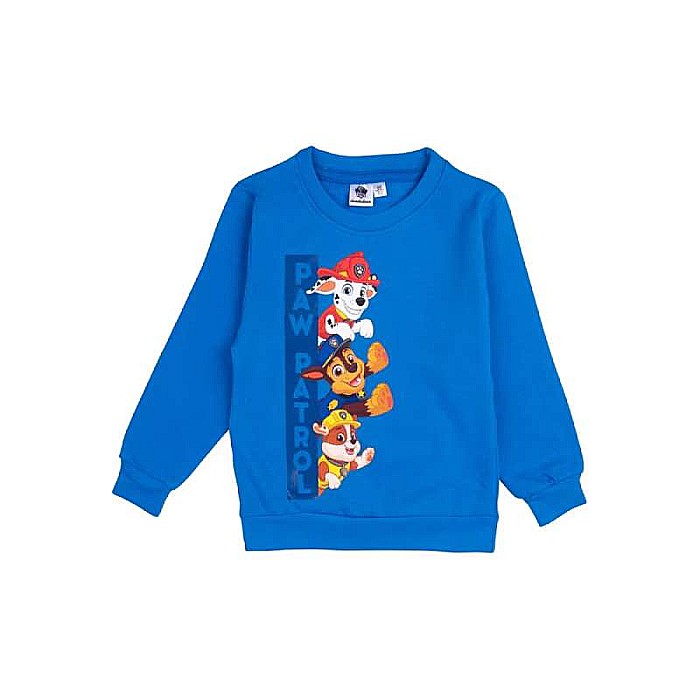 Bluză copii cu mânecă lungă, albastru, 100% bumbac, Oh Yeah, Paw Patrol [1]