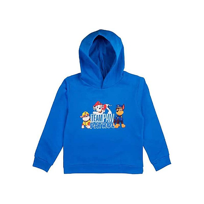 Hanorac copii cu glugă, albastru, 100 % bumbac, Team Paw Patrol [1]