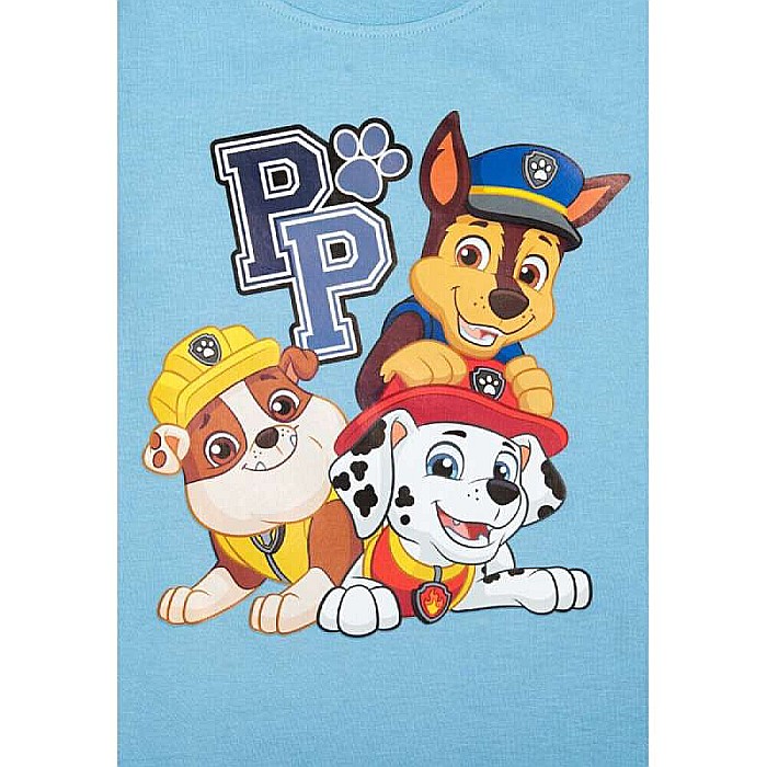 Pijama copii, cu mânecă lungă, 100% bumbac, multicolor, Smile, Paw Patrol [2]
