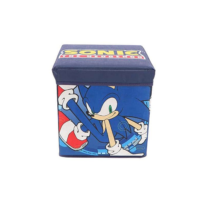 Taburet Pliabil cu Spațiu de Depozitare, Tip Cutie, Multicolor, Sarcină Maximă 80 kg, 30x30x30 cm, Sonic [2]