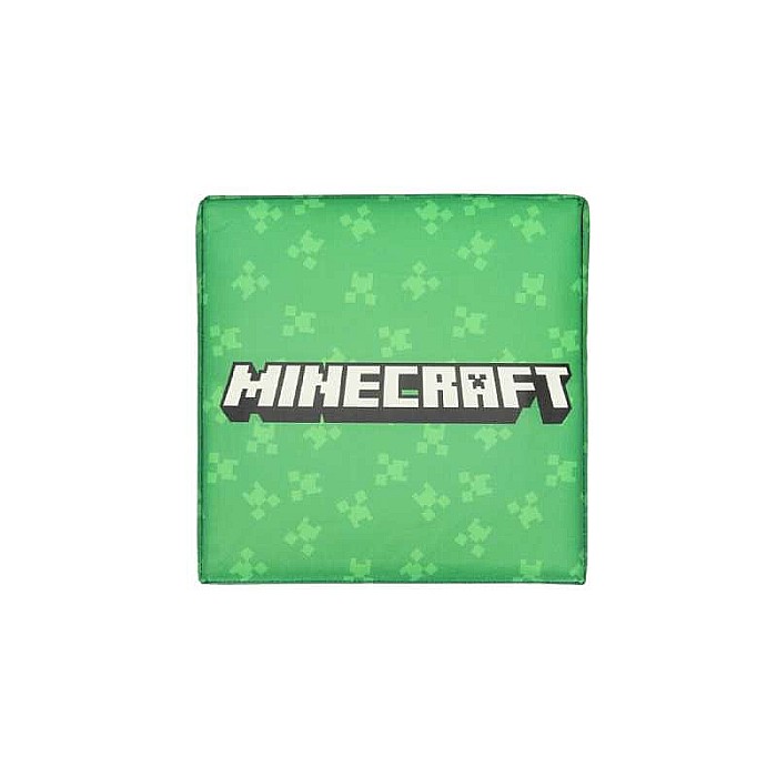 Taburet Pliabil cu Spațiu de Depozitare, Tip Cutie, Multicolor, Sarcină Maximă 80 kg, 30x30x30 cm, Minecraft [3]