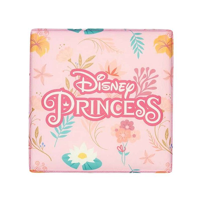 Taburet Pliabil cu Spațiu de Depozitare, Tip Cutie, Multicolor, Sarcină Maximă 80 kg, 30x30x30 cm, Prințesele Disney [3]