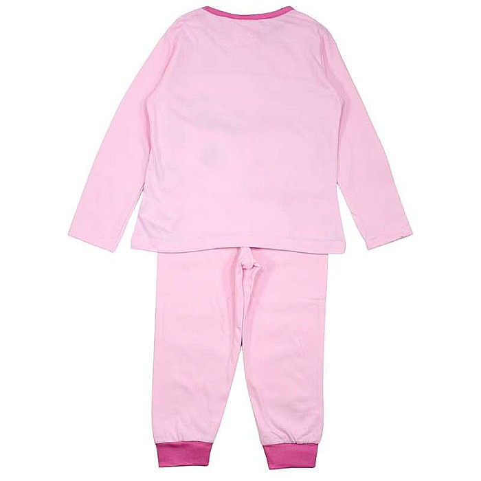 Pijamale copii cu mânecă lungă, 100% bumbac, roz,  Rainbow Unicorn [3]