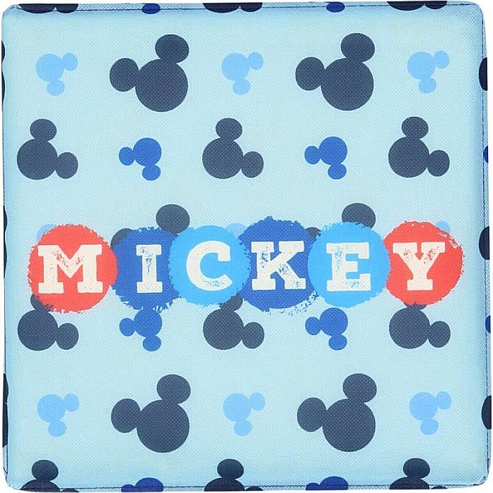 Taburet Pliabil cu Spațiu de Depozitare, Tip Cutie, Multicolor, Sarcină Maximă 80 kg, 30x30x30 cm, Mickey Mouse [3]