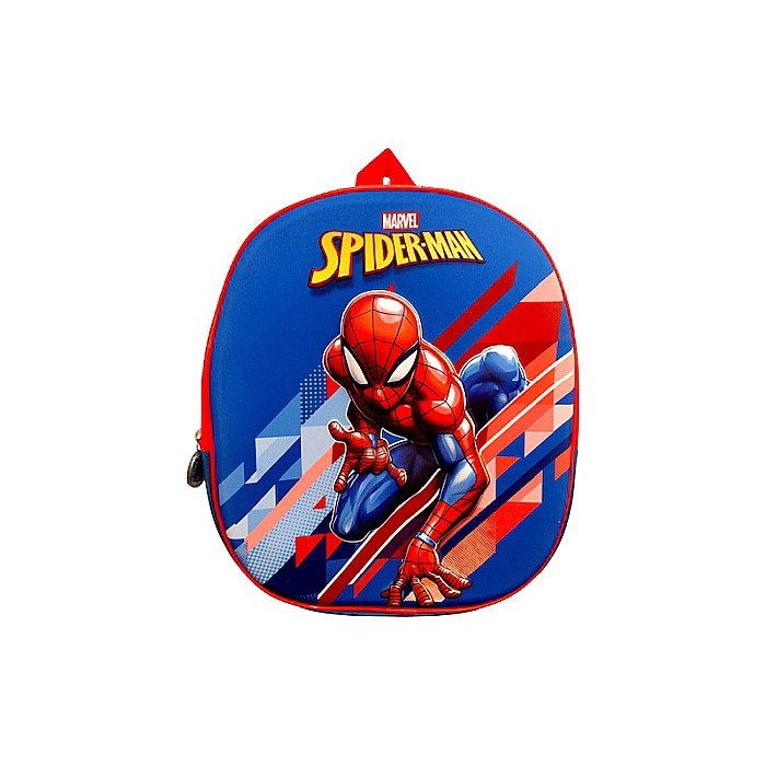 Ghiozdan grădiniță 3D, 30x10x25 cm, bretele ajustabile și întărite, multicolor, Spiderman [1]
