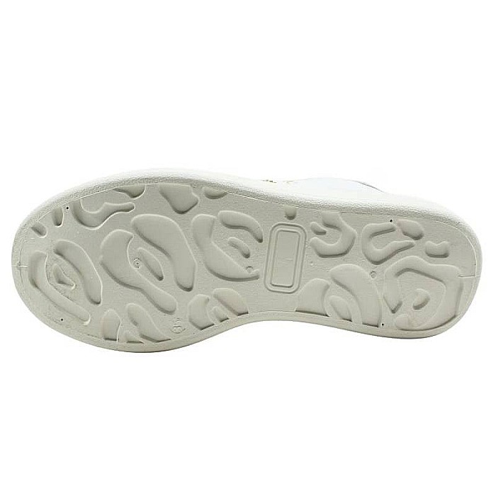 Pantofi sport din piele ecologică cu detalii holografice, alb, GO, Lee Cooper [6]