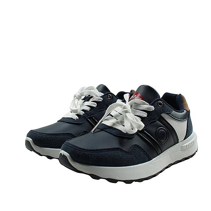 Pantofi sport din piele ecologică cu detalii holografice, multicolor, NA, Lee Cooper [2]
