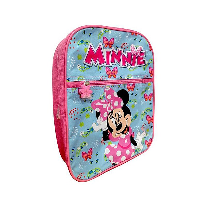 Ghiozdan cu un compartiment principal și buzunar, 30x8x23 cm, bretele ajustabile și întărite, multicolor, Minnie Mouse [1]