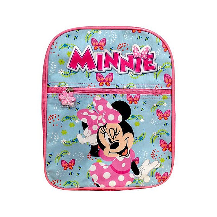 Ghiozdan cu un compartiment principal și buzunar, 30x8x23 cm, bretele ajustabile și întărite, multicolor, Minnie Mouse [2]