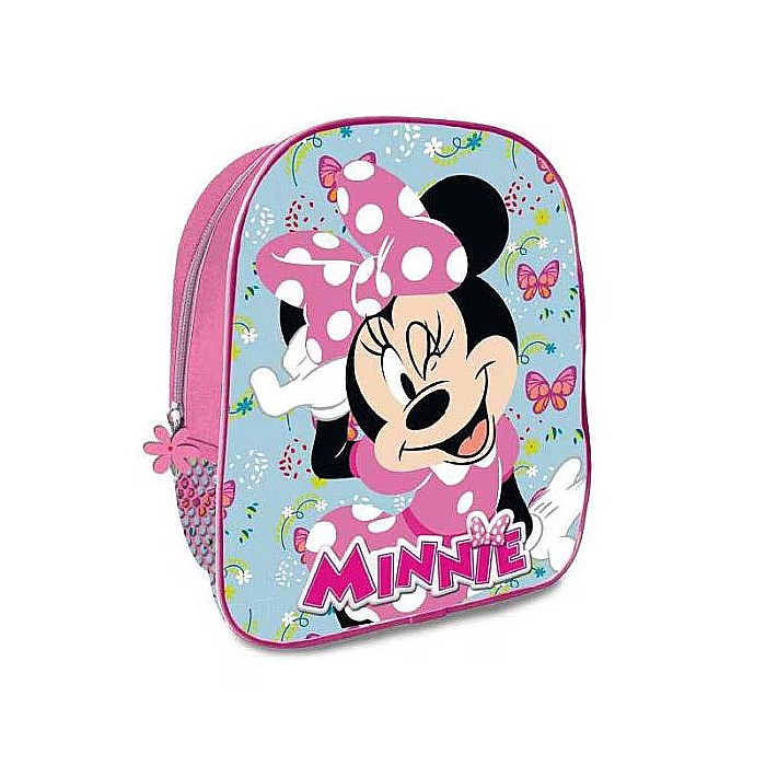 Ghiozdan grădiniță, 26x7x20 cm, bretele ajustabile și întărite, multicolor, Flower Smile, Minnie Mouse [1]