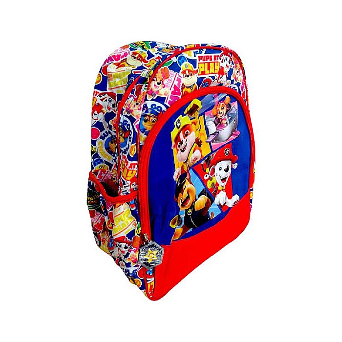 Ghiozdan ergonomic, cu două compartimente și două buzunare laterale, 40x30x15 cm, bretele ajustabile și întărite, multicolor, All Mighty, Paw Patrol [2]