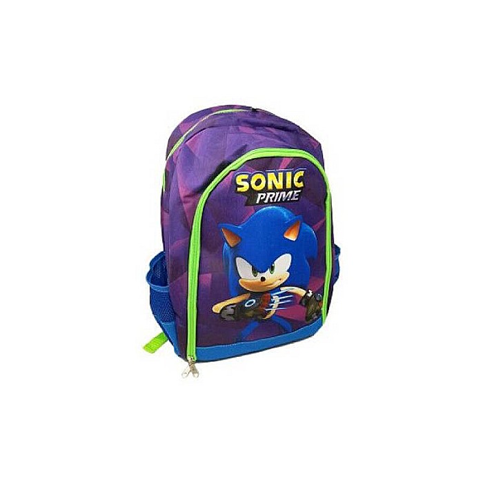 Ghiozdan ergonomic, cu două compartimente și două buzunare laterale, 40x30x15 cm, bretele ajustabile și întărite, multicolor, Sonic [1]