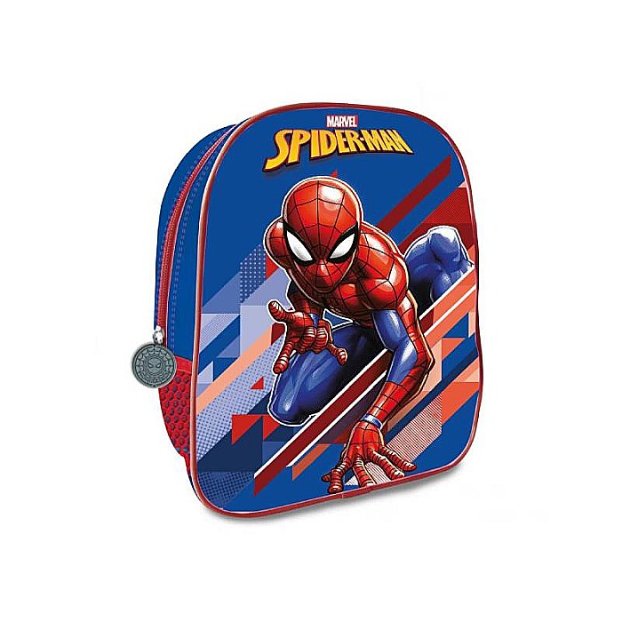 Ghiozdan grădiniță, 26x10x22 cm, bretele ajustabile și întărite, multicolor, Spiderman [1]