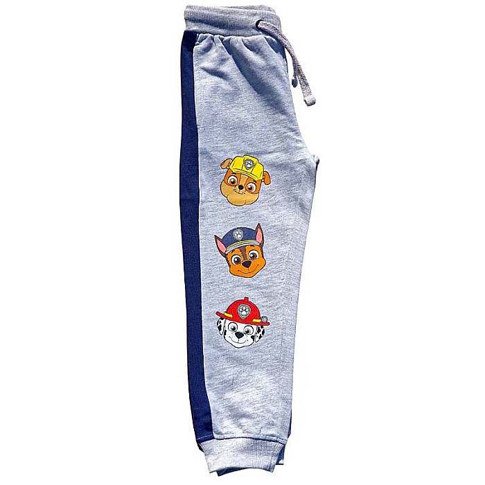 Pantaloni trening băieți, gri, bumbac, buzunare laterale, Paw Patrol [2]