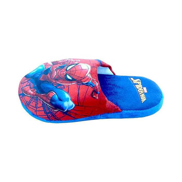 Papuci băieți, plușați, multicolor, talpă antiderapantă,  Spiderman, Marvel [2]