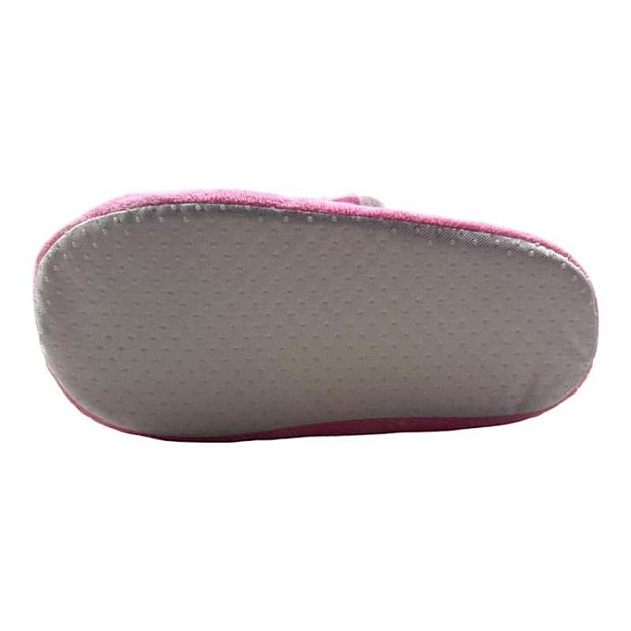 Papuci fetițe, plușați, multicolor, talpă antiderapantă, Barbie [3]