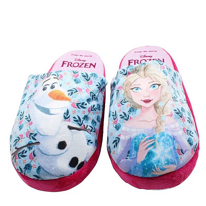 Papuci fetițe, plușați, multicolor, talpă antiderapantă, Frozen [1]