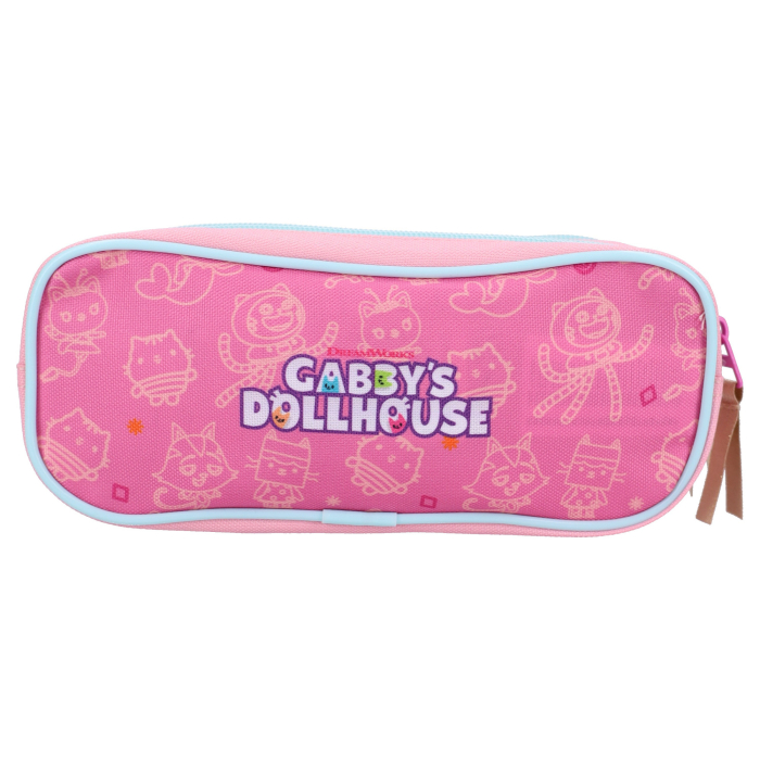 Penar cu două compartimente 22x9x9 cm, multicolor, Happy, Gabby's Dollhouse [3]