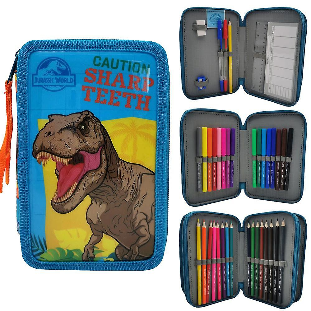 Penar ehipat Jurassic World, 3 compartimente, 40 piese, Albastru [4]