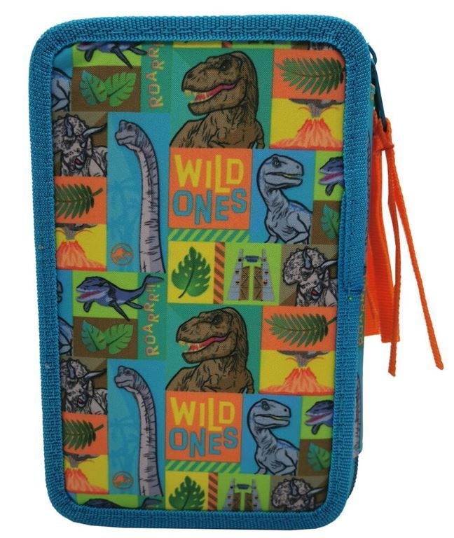 Penar ehipat Jurassic World, 3 compartimente, 40 piese, Albastru [6]