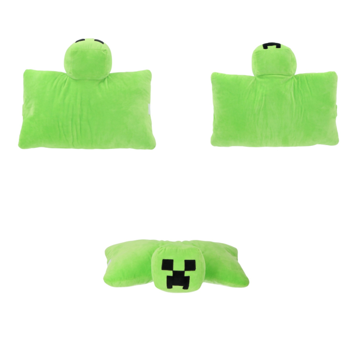 Pernă decorativă, ce se poate transforma în jucărie de pluș, 35x25x25 cm, multicolor, Happy, Minecraft [2]