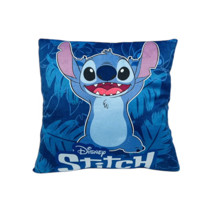 Pernă pentru copii cu două fețe, 38x38 cm, albastru, Fun, Stitch, Disney [3]