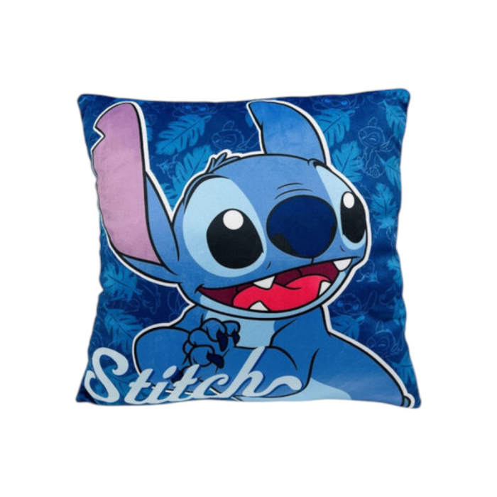 Pernă pentru copii cu două fețe, 38x38 cm, albastru, Fun, Stitch, Disney [2]