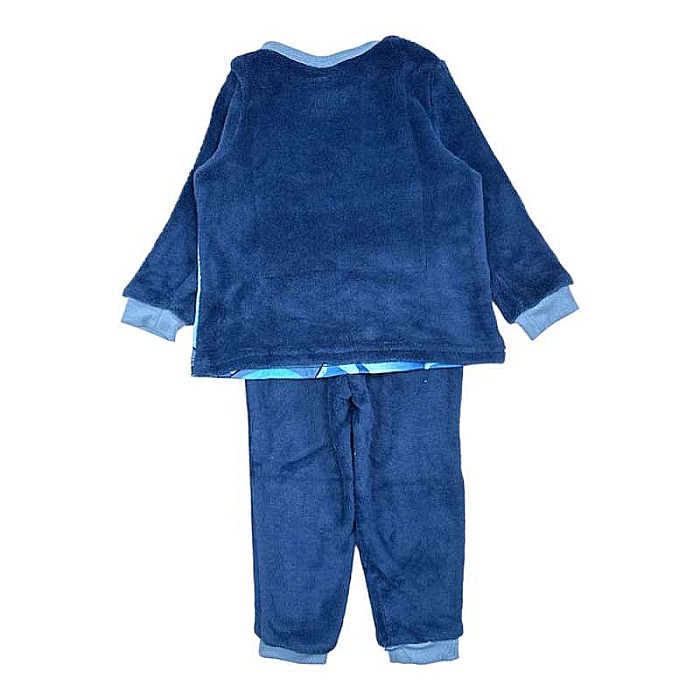Pijama copii, cu mânecă lungă, cocolino, albastru, Stitch [3]
