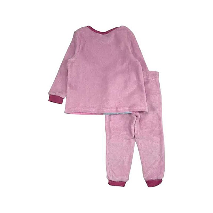 Pijama copii, cu mânecă lungă, cocolino, roz, Stitch [4]