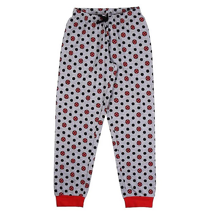Pijama mânecă lungă fete, bumbac, Ladybug Roșu [4]