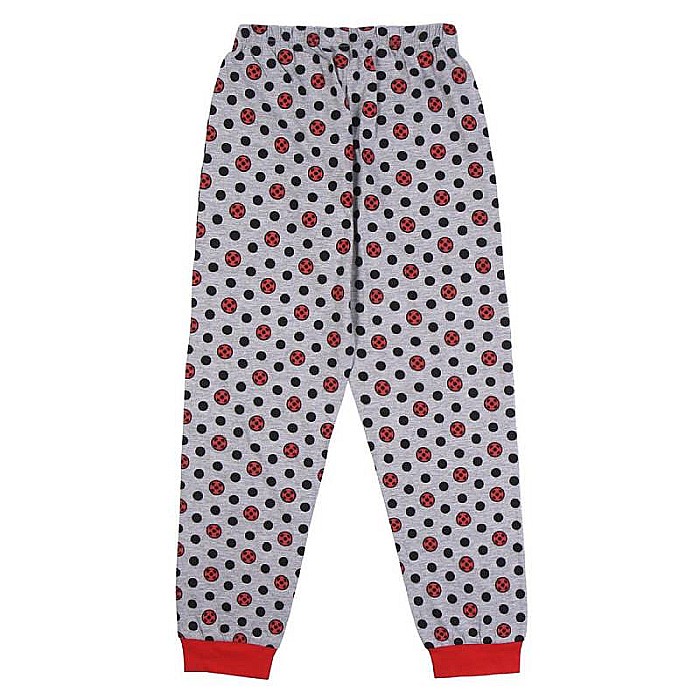 Pijama mânecă lungă fete, bumbac, Ladybug Roșu [5]