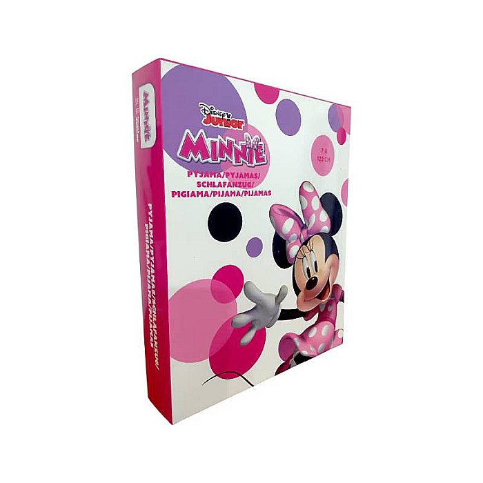 Pijama copii, cu mânecă lungă, cocolino, fucsia, Minnie Mouse [4]