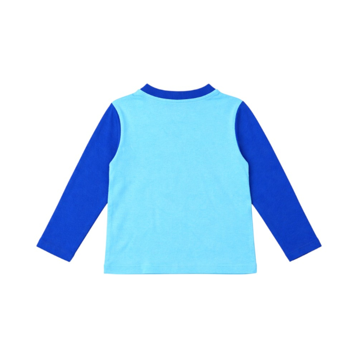 Pijamale copii, 100% bumbac, albastru, Hero, Sonic [3]