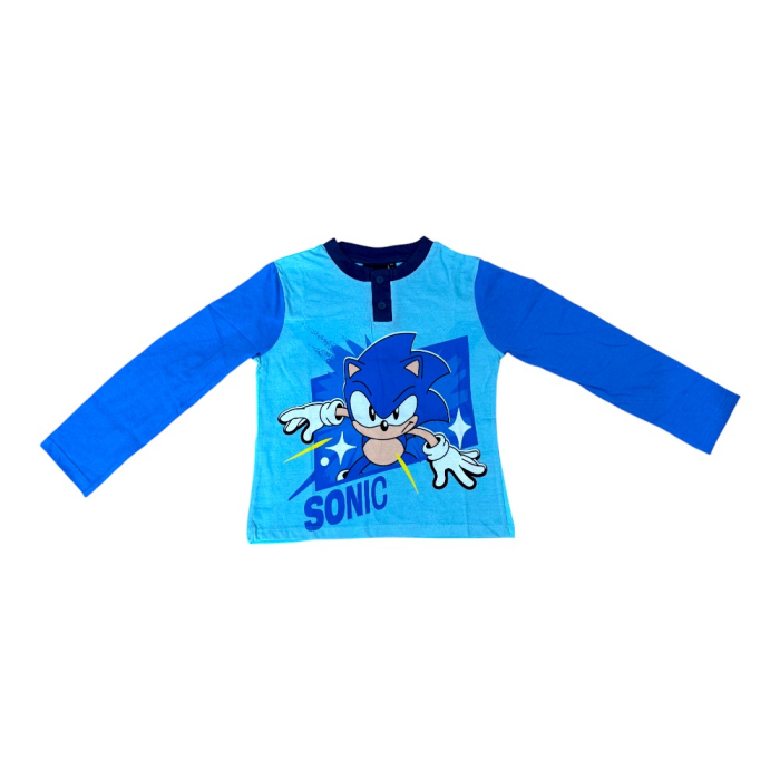 Pijamale copii, 100% bumbac, albastru, Hero, Sonic, The Hedgehog [2]
