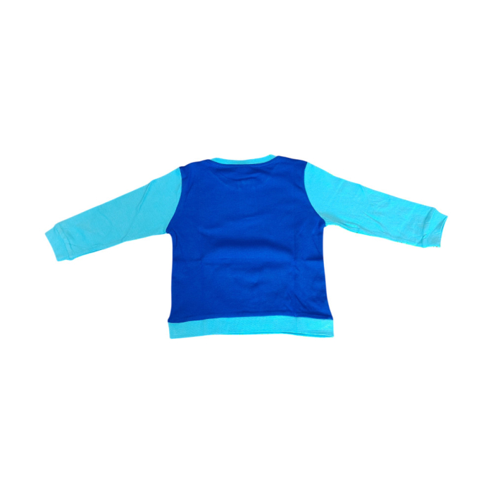 Pijamale copii, 100% bumbac, fosforescenta, bleumarin, Happy, Sonic [3]