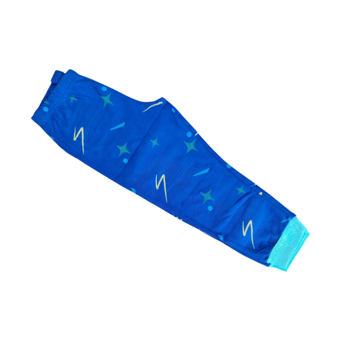 Pijamale copii, 100% bumbac, fosforescenta, bleumarin, Happy, Sonic [5]
