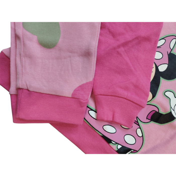 Pijamale copii, 100% bumbac, fosforescenta, fucsia, Happy, Minnie Mouse [6]