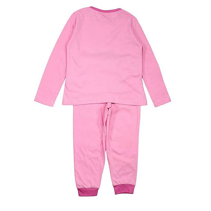 Pijamale copii cu mânecă lungă, 100% bumbac, roz, Barbie [2]